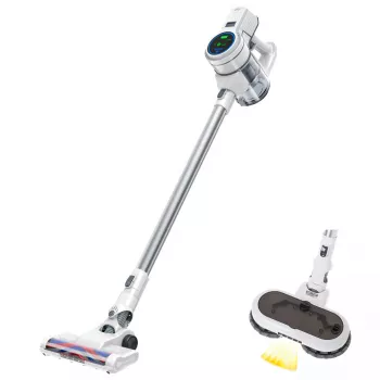Belaidis dulkių siurblys Adler AD 7064 2in1 — 350 W maks., 13 000 Pa siurbimo galia, 2000 mAh baterija, sausas ir šlapias valymas, 0,6 l dulkių, 0,15 l vandens, LED jutiklinis ekranas, 4 režimai