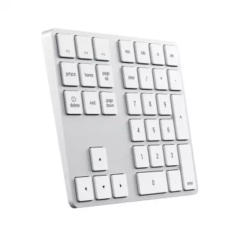 Skaitmeninė klaviatūra Satechi ST-XLABKS — Bluetooth, 33 klavišai, sidabrinė, 124,7 g