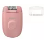 Epilator Philips BRE227/00 laidinis rožinis — masažo funkcija, maitinamas iš kintamosios srovės, su valymo šepetėliu