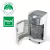 Leitz IQ OptiMax Small Office 350 mikro pjovimo popieriaus smulkintuvas, apsaugos lygis P5, 22 l - baltas