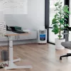 Leitz IQ OptiMax Small Office 350 mikro pjovimo popieriaus smulkintuvas, apsaugos lygis P5, 22 l - baltas