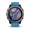 Išmanusis laikrodis GARMIN quatix 7 Blue — 47 mm CFRP korpusas, 1,3 colio MIP jutiklinis ekranas, 10 ATM, Bluetooth/Wi‑Fi/NFC