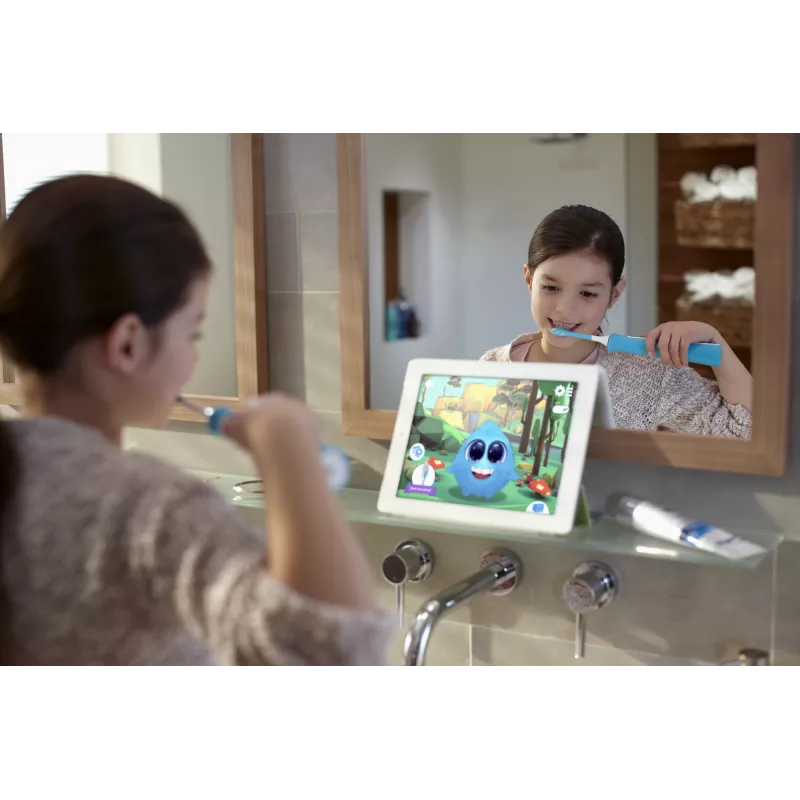 „Philips Sonicare For Kids“, vaikams, prijungtas HX6322/04, įkraunamas garso elektrinis dantų šepetėlis