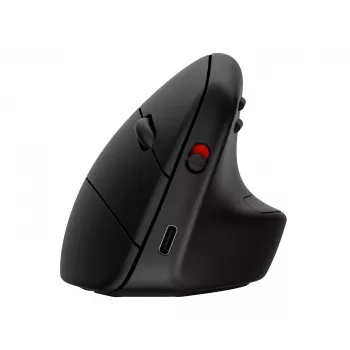 HP 925 Ergonominė vertikali pelė, dešiniarankiams, vertikalus dizainas, RF belaidė + Bluetooth, 4000 DPI, juoda