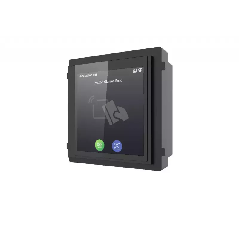 Ekranas Hikvision DS-KD-TDM 100 mm x 100 mm 12 V 4 W juodas