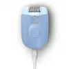 Epiliatorius Philips BRE247/00 Series 4000 — 2 galios lygiai, skustuvas, masažas, mėlynas