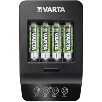 VARTA LCD Smart Charger+ su 4 AA baterijomis 2100mAh
