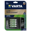 VARTA LCD Smart Charger+ su 4 AA baterijomis 2100mAh