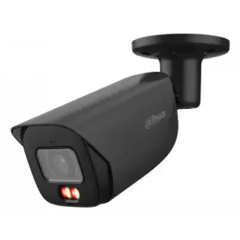 IP kulkos formos apsaugos kamera DAHUA IPC-HFW3649E-AS-IL, 6 MP (3288×1850), laidinė, PoE, lubų/sienos, vidaus/lauko, juoda