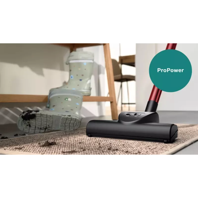 Cilindrinis dulkių siurblys Bosch Serie 4 BGB41POW1 — 850 W, 4 l dulkių maišelis, HEPA13, teleskopinis metalinis vamzdis