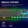 Trust GXT 868 Torix klaviatūra, skirta žaidimams, USB + RF belaidė + Bluetooth, QWERTY, JAV anglų, juoda