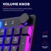 Trust GXT 868 Torix klaviatūra, skirta žaidimams, USB + RF belaidė + Bluetooth, QWERTY, JAV anglų, juoda