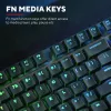 Trust GXT 868 Torix klaviatūra, skirta žaidimams, USB + RF belaidė + Bluetooth, QWERTY, JAV anglų, juoda