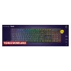Trust GXT 868 Torix klaviatūra, skirta žaidimams, USB + RF belaidė + Bluetooth, QWERTY, JAV anglų, juoda
