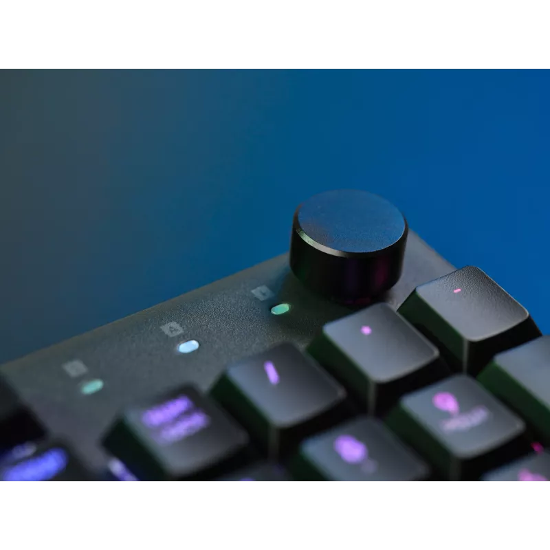 Trust GXT 868 Torix klaviatūra, skirta žaidimams, USB + RF belaidė + Bluetooth, QWERTY, JAV anglų, juoda