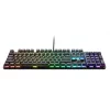 Laidinė žaidimų mechaninė klaviatūra TRUST GXT 871 Zora — pilno dydžio QWERTY US, RGB, N-key rollover, 104 klavišai, aliuminis, USB-A, 1,8 m