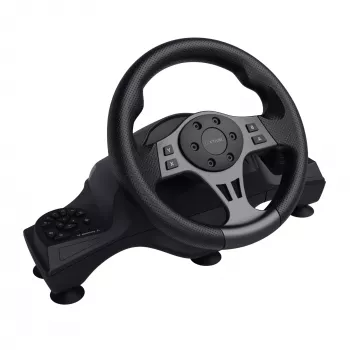 Trust GXT 289 Movi Juoda USB vairas + pedalai Nintendo Switch, PlayStation 4, Xbox One S, Xbox One X, Xbox Series S, Xbox Series X