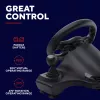 Trust GXT 289 Movi Juoda USB vairas + pedalai Nintendo Switch, PlayStation 4, Xbox One S, Xbox One X, Xbox Series S, Xbox Series X