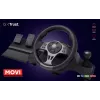 Trust GXT 289 Movi Juoda USB vairas + pedalai Nintendo Switch, PlayStation 4, Xbox One S, Xbox One X, Xbox Series S, Xbox Series X