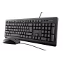 Trust Primo klaviatūra, pelė pridedama, universali, USB, QWERTY, JAV anglų, juoda