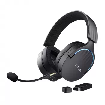 Trust GXT 491 Fayzo ausinės laidinės ir belaidės ant galvos žaidimų USB Type-C Bluetooth juodos