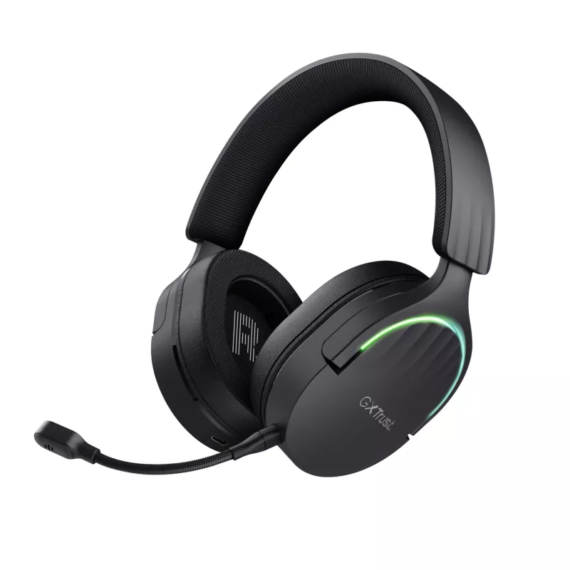 Trust GXT 491 Fayzo ausinės laidinės ir belaidės ant galvos žaidimų USB Type-C Bluetooth juodos