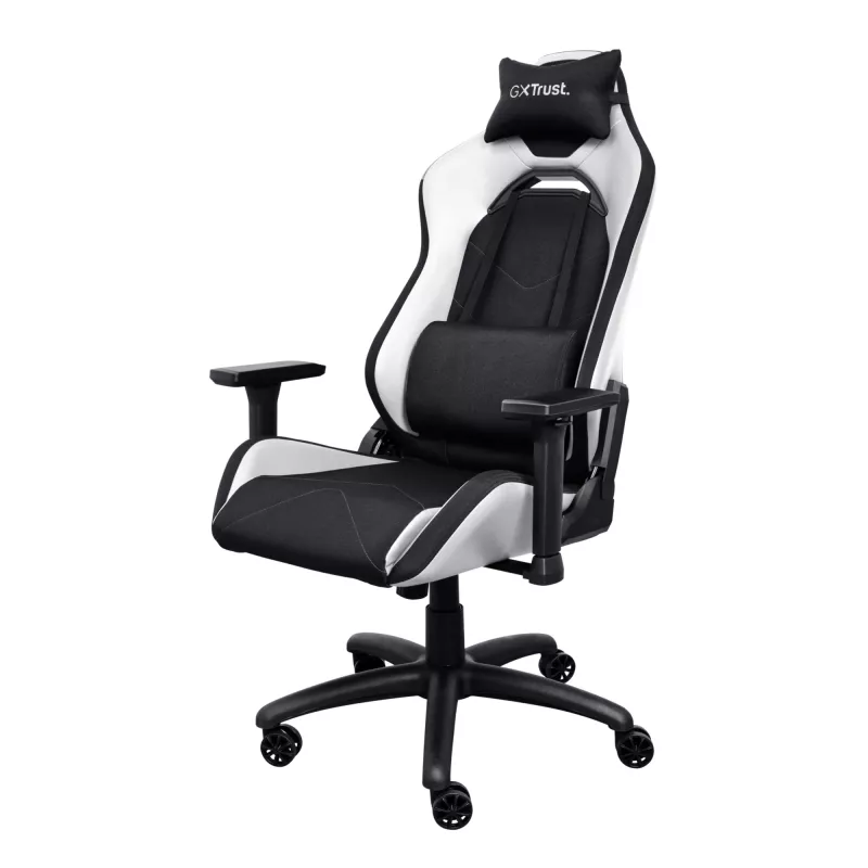 Trust GXT 714 RUYA universali žaidimų kėdė, juoda, balta