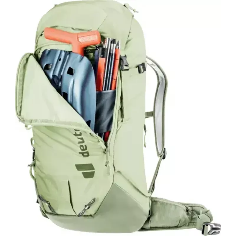 Deuter Freescape Lite 24 L berėmė slidinėjimo kuprinė, žalios spalvos