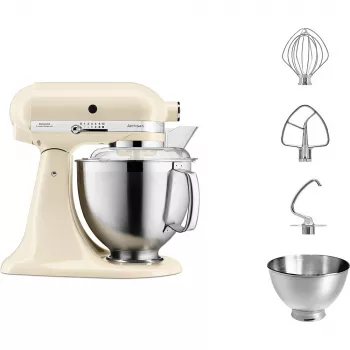 KitchenAid Artisan 5KSM185PS virtuvės kombainas 300 W 4,8 L Cream