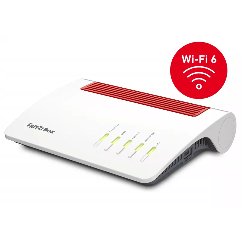 Box 5590 Fiber belaidis maršrutizatorius Gigabit Ethernet Dviejų juostų (2,4 GHz / 5 GHz) Baltas