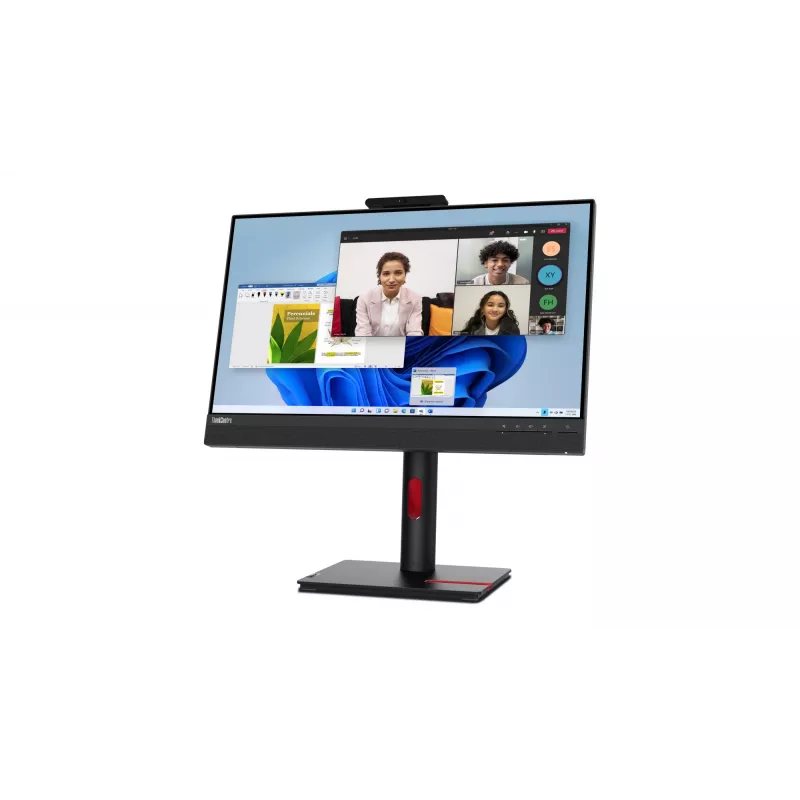 Lenovo ThinkCentre Tiny-In-One 24 Gen 5 kompiuterio monitorius 60,5 cm (23,8 colio) 1920 x 1080 pikselių Full HD LED jutiklinis ekranas juodos spalvos