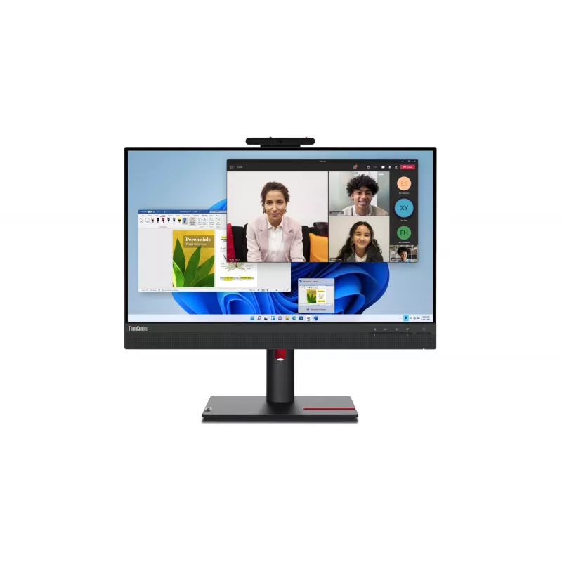 Lenovo ThinkCentre Tiny-In-One 24 Gen 5 kompiuterio monitorius 60,5 cm (23,8 colio) 1920 x 1080 pikselių Full HD LED jutiklinis ekranas juodos spalvos