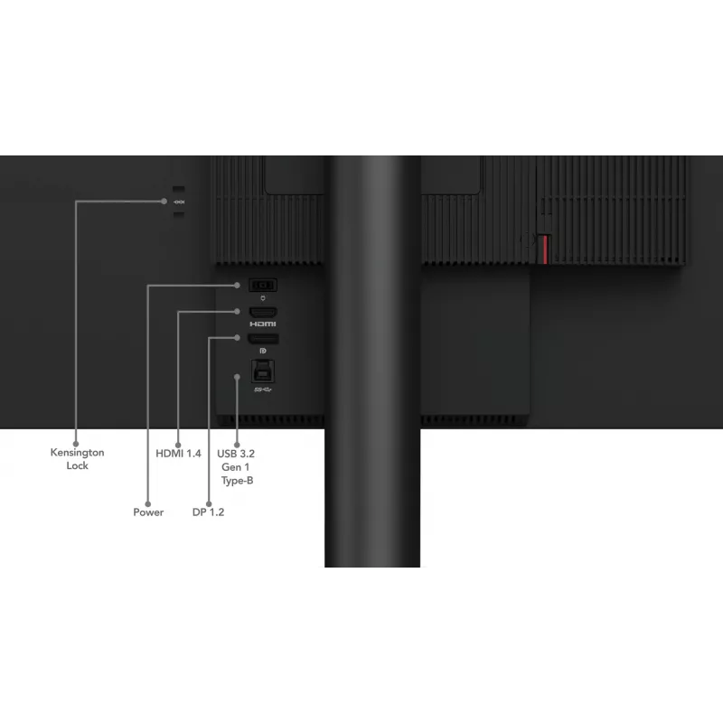 Lenovo ThinkCentre Tiny-In-One 24 Gen 5 kompiuterio monitorius 60,5 cm (23,8 colio) 1920 x 1080 pikselių Full HD LED jutiklinis ekranas juodos spalvos