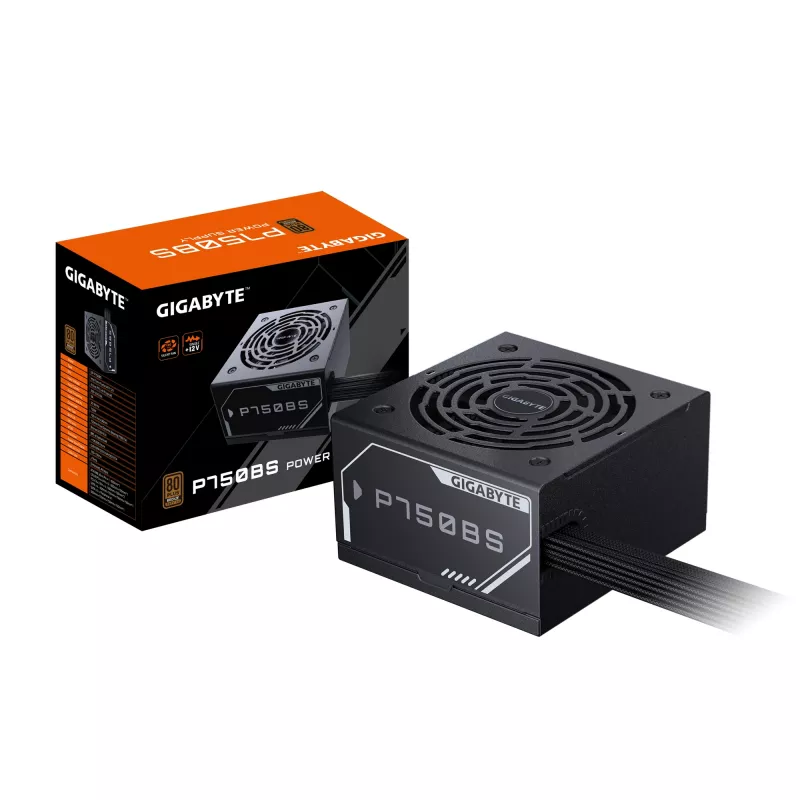 GIGABYTE P750BS maitinimo blokas - PCI-E 6+2 Pin x 4, 80 PLUS Bronze, 120mm ventiliatorius, ATX suderinamas, ES kištukas