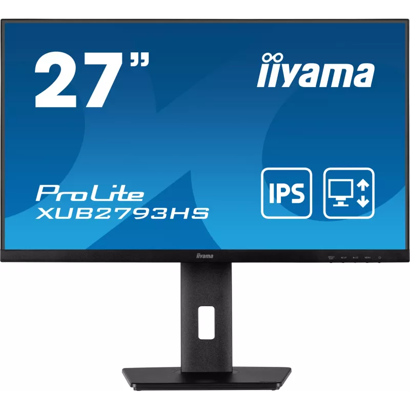 iiyama ProLite XUB2793HS-B7 kompiuterio monitorius 68,6 cm (27 colių) 1920 x 1080 pikselių Full HD LED juodas