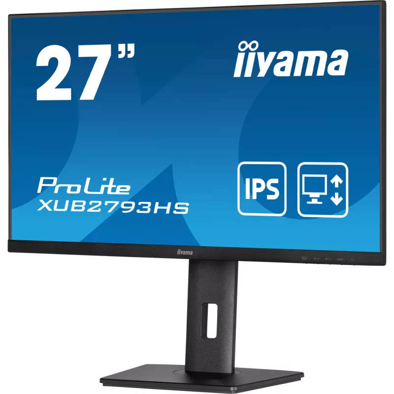 iiyama ProLite XUB2793HS-B7 kompiuterio monitorius 68,6 cm (27 colių) 1920 x 1080 pikselių Full HD LED juodas