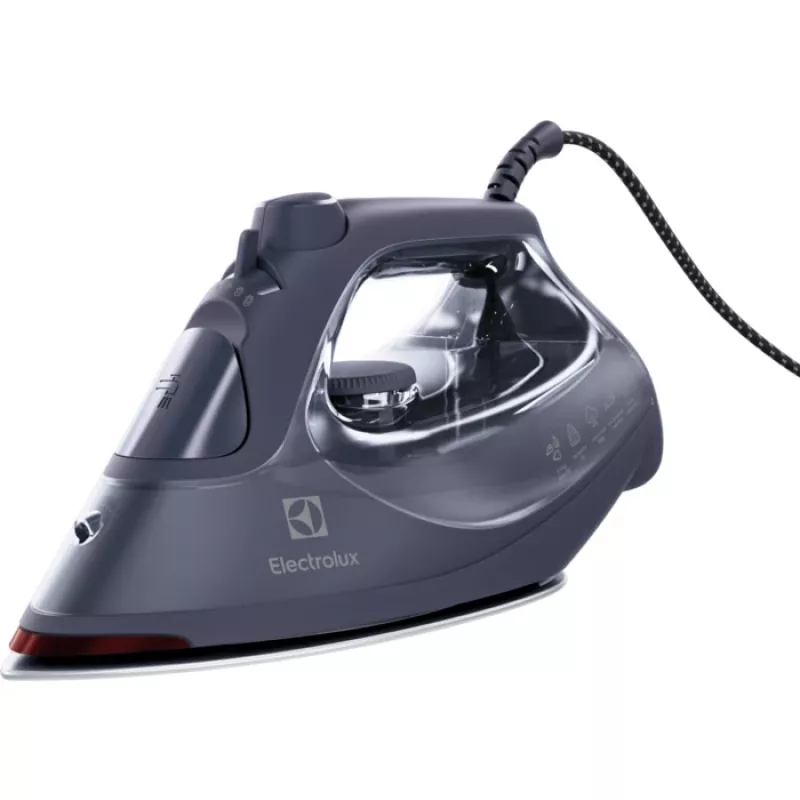Sausas ir garinis lygintuvas Electrolux E6SI1-4MN 2500 W, Glissium padas, 0,33 l bakelis, garų smūgis 200 g/min