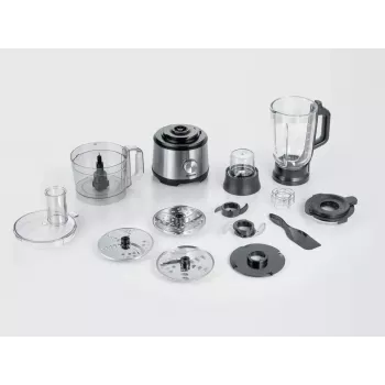 Virtuvės kombainas Severin KM 3892 1200 W 1,5 l juodas nerūdijantis plienas