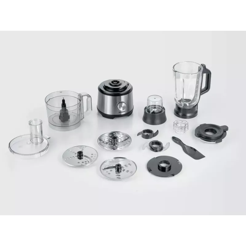 Virtuvės kombainas Severin KM 3892 1200 W 1,5 l juodas nerūdijantis plienas