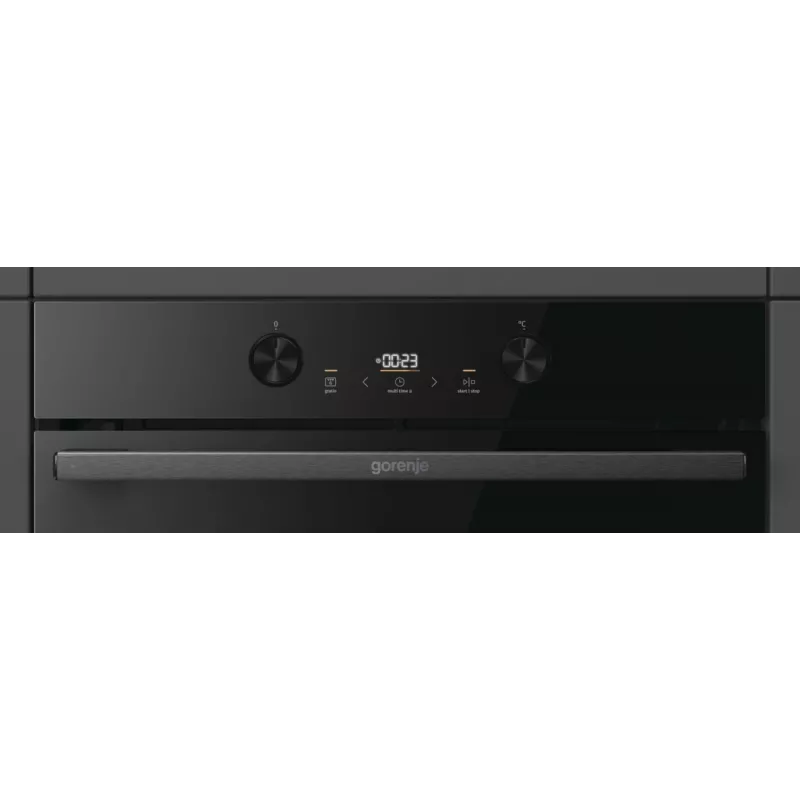 Įmontuojama elektrinė orkaitė Gorenje G400 BPS6737E04DBG, 77 L, 3500 W, jutiklinis valdymas, pirolizė, juoda