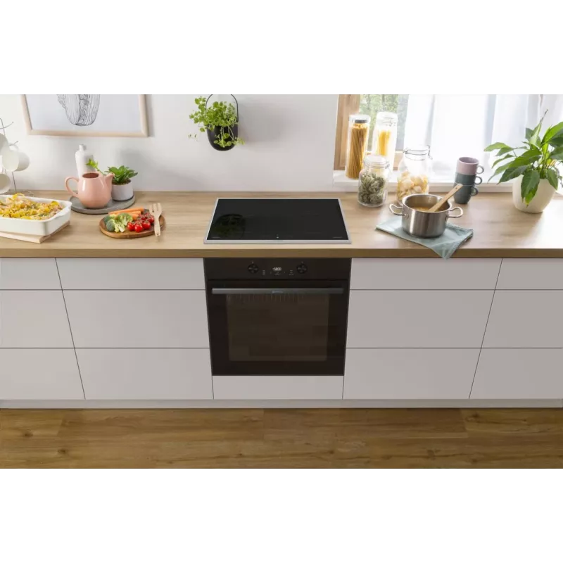 Įmontuojama elektrinė orkaitė Gorenje G400 BPS6737E04DBG, 77 L, 3500 W, jutiklinis valdymas, pirolizė, juoda