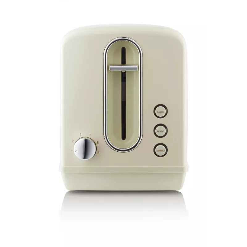 Skrudintuvas Gorenje T1100CLI 2 riekėms 1100 W šampaninės spalvos, 6 skrudinimo lygiai, atitirpinimo ir pakartotinio kaitinimo funkcijos
