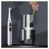 Elektrinis dantų šepetėlis Oral-B iO 9 suaugusiems, rotacinis, 2 rankenos, 2 šepetėlių galvutės, įmontuota baterija, 3 val. įkrovimas, juoda / rožinė
