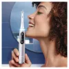 Elektrinis dantų šepetėlis Oral-B iO 9 suaugusiems, rotacinis, 2 rankenos, 2 šepetėlių galvutės, įmontuota baterija, 3 val. įkrovimas, juoda / rožinė