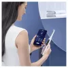 Elektrinis dantų šepetėlis Oral-B iO 9 suaugusiems, rotacinis, 2 rankenos, 2 šepetėlių galvutės, įmontuota baterija, 3 val. įkrovimas, juoda / rožinė