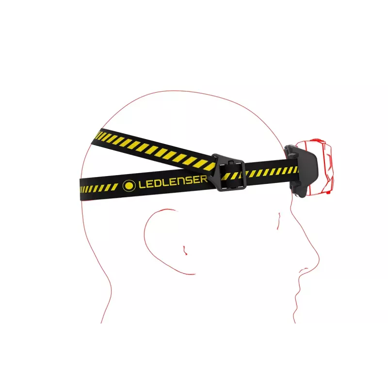 Galvos juostos žibintuvėlis Ledlenser HF6R Work Juoda LED IP68 20 lm