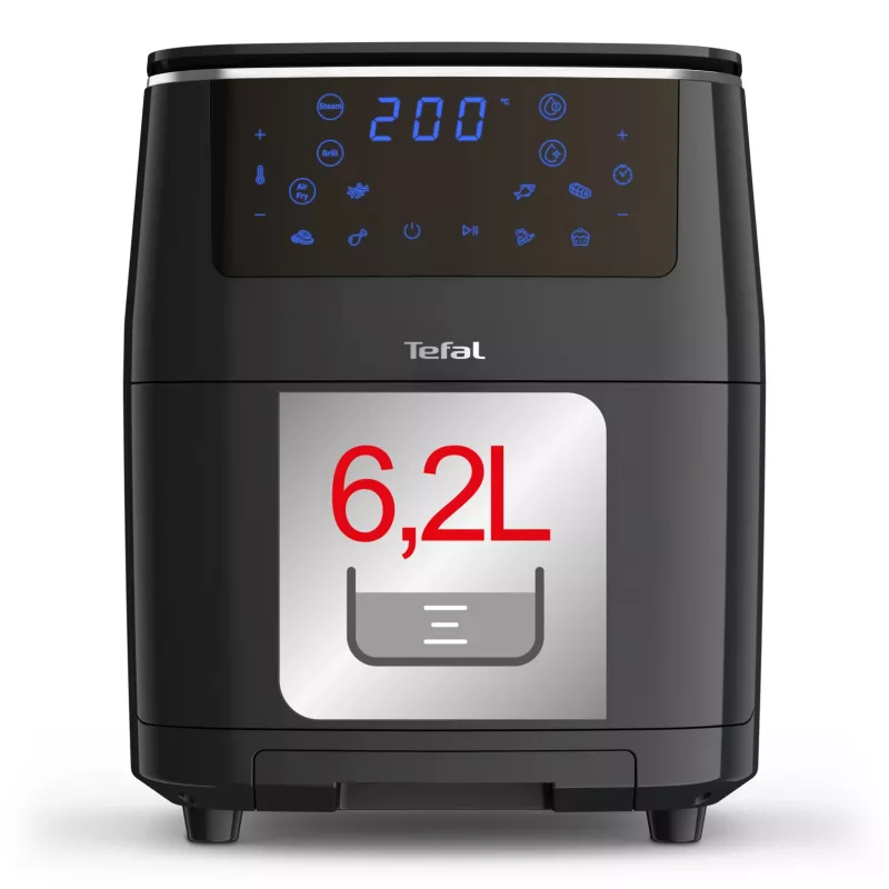 Tefal Easy Fry Grill & Steam FW2018 atskirai stovinti 1700 W karšto oro gruzdintuvė juoda