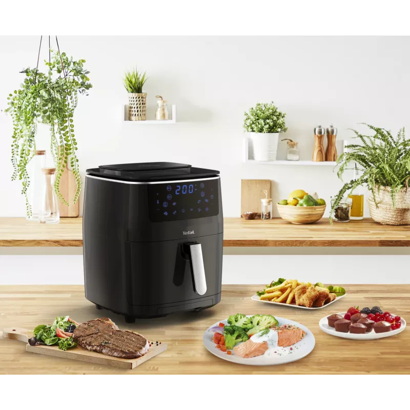 Tefal Easy Fry Grill & Steam FW2018 atskirai stovinti 1700 W karšto oro gruzdintuvė juoda