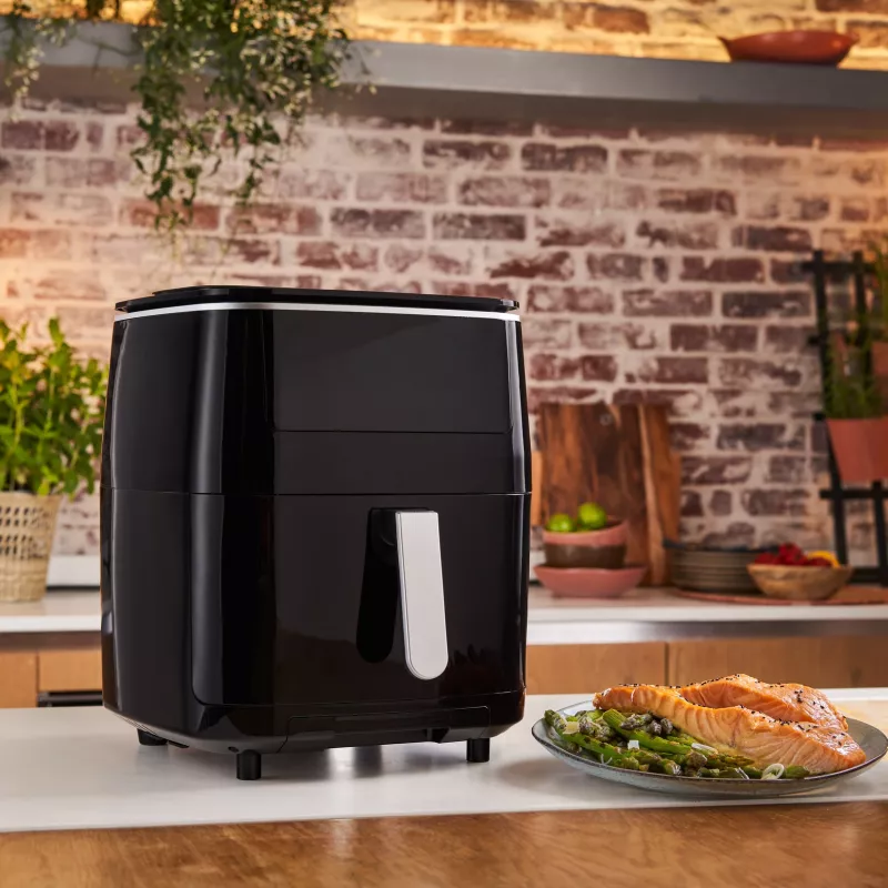 Tefal Easy Fry Grill & Steam FW2018 atskirai stovinti 1700 W karšto oro gruzdintuvė juoda