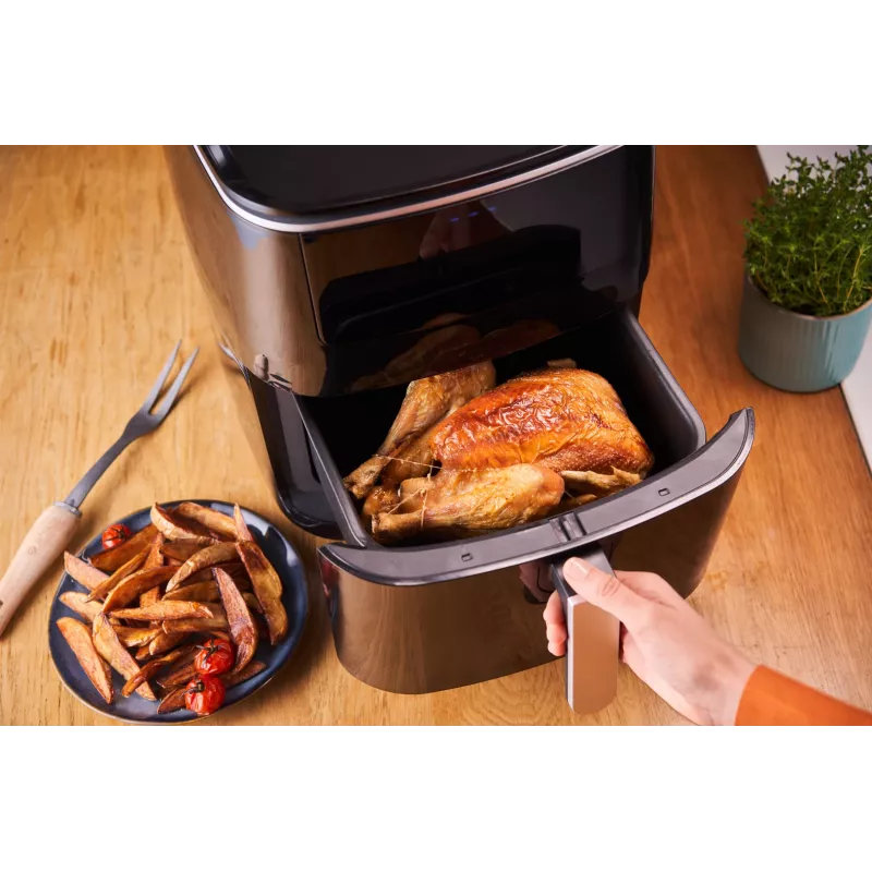 Tefal Easy Fry Grill & Steam FW2018 atskirai stovinti 1700 W karšto oro gruzdintuvė juoda